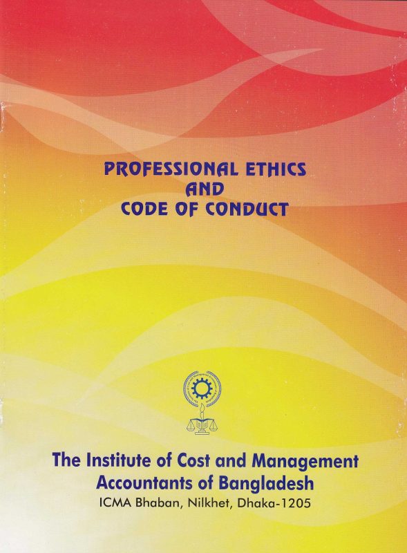 Professional Ethics And Code Of Conduct - Welcome To ICMAB